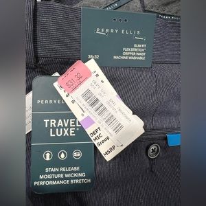 Perry Ellis Slim Fit 38x32 NWT